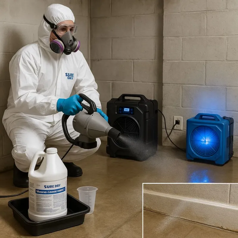 Sanitization and Odor Removal process in Head of Westport, MA