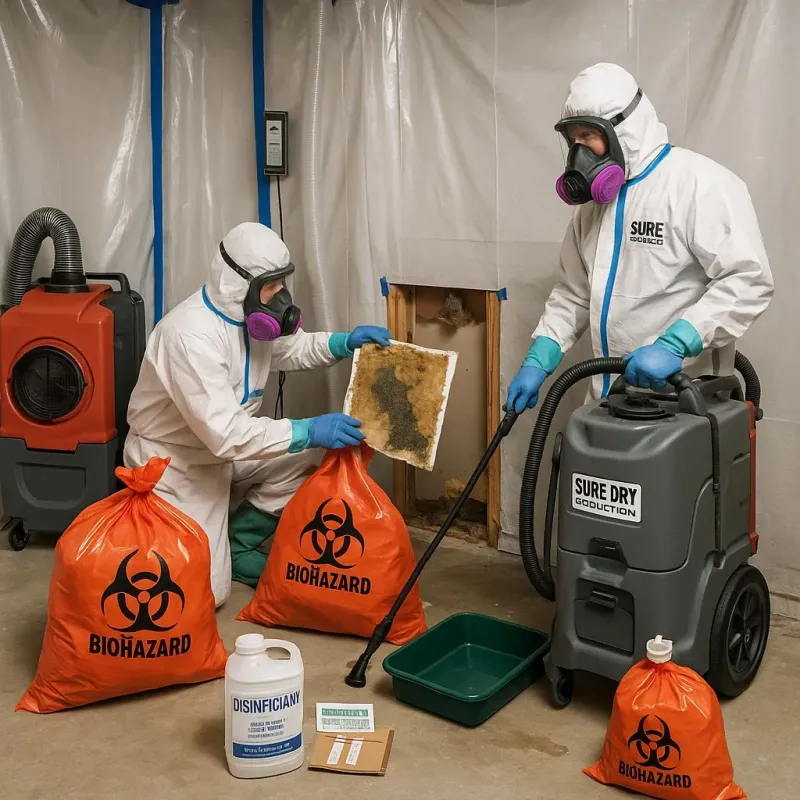 Contaminated Water Handling Protocols process in Head of Westport, MA